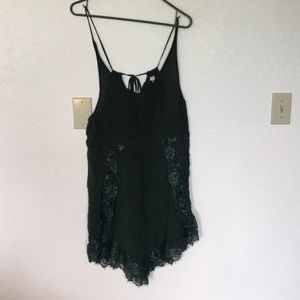 Forest Green Free People Eyelashes Slip